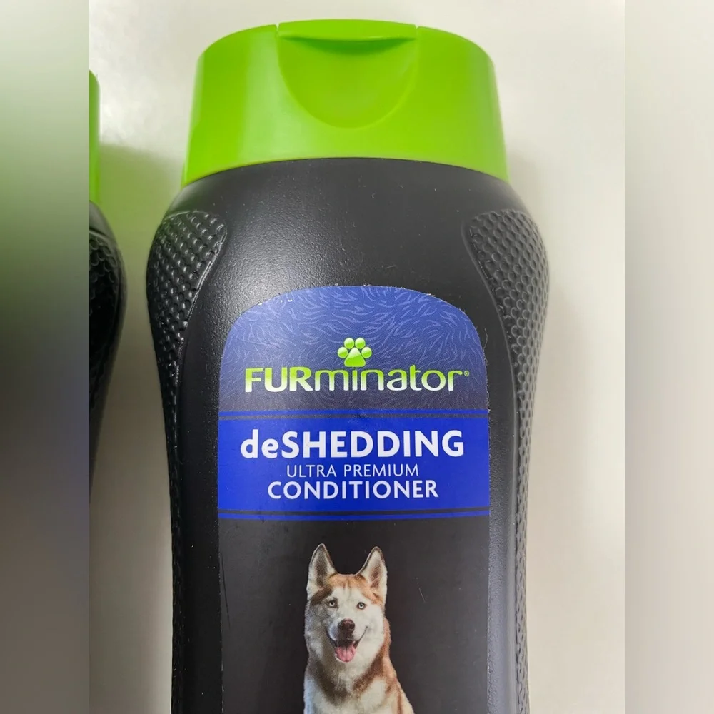 FURminator deSHEDDING Dog Ultra Premium Conditioner 16 OZ (X 2) Lot Of 2 Bottles